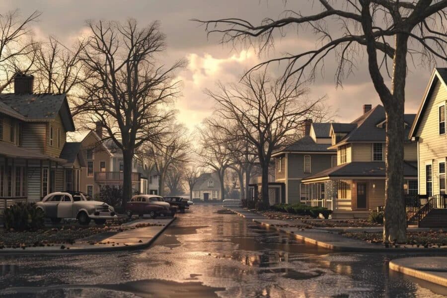 home front with streets no text no lettering